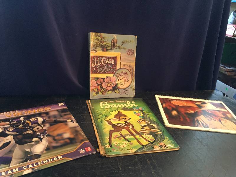 Books & A 2012 MN Vikings Calendar