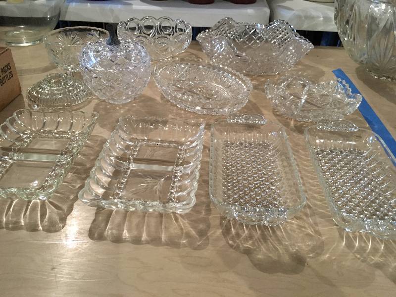 Seven Pieces of Beautiful Cut Glass