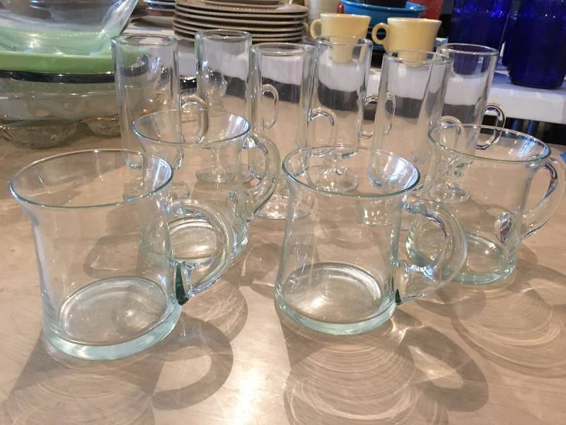 Two Sets of Very Nice Glass Cups
