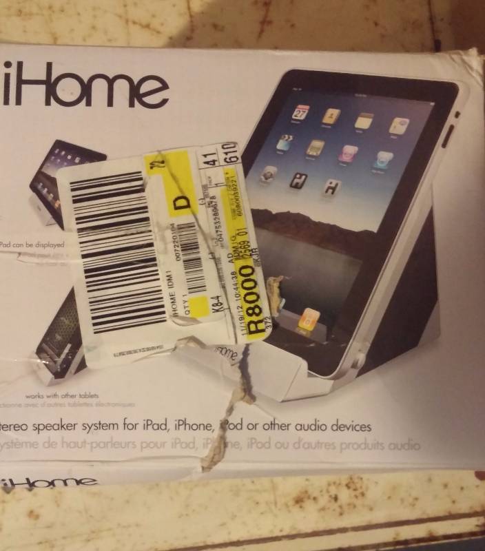 iHome stereo speaker system