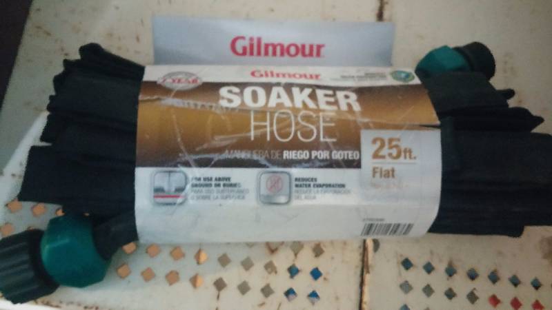 25 foot flat soaker hose