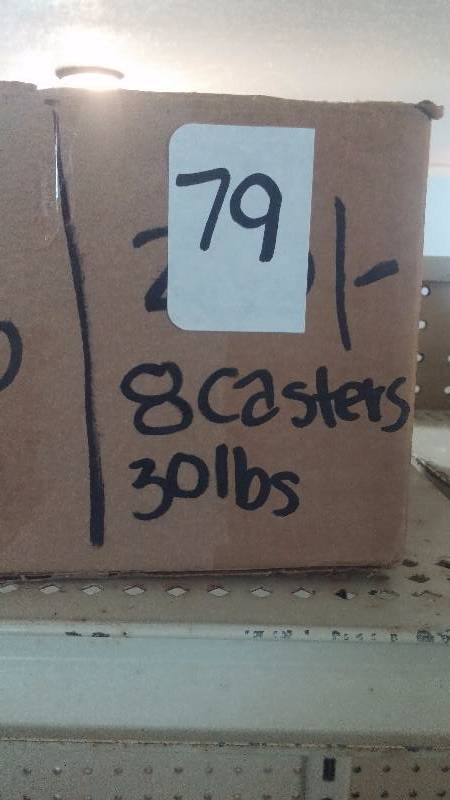 8 30lb Casters