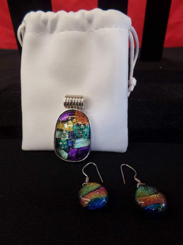 Sterling Silver Earrings and Pendant