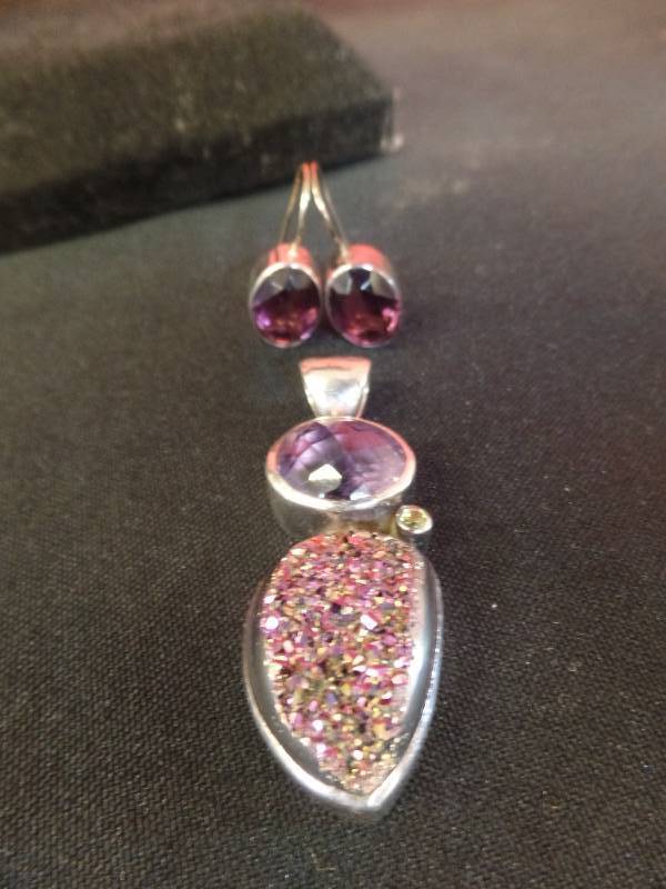 Earrings and Pendant
