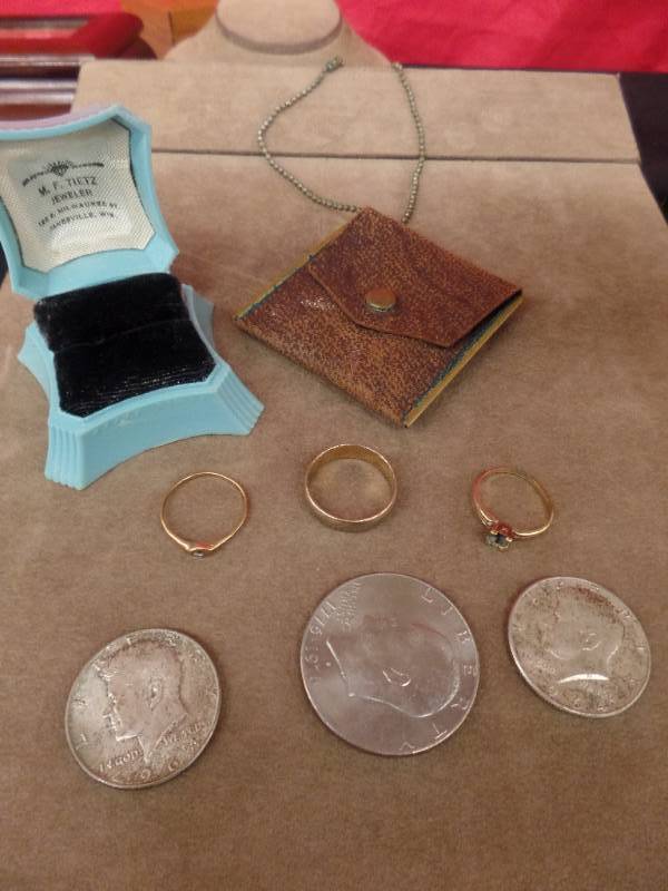 Gold Jewelry and Silver Coins