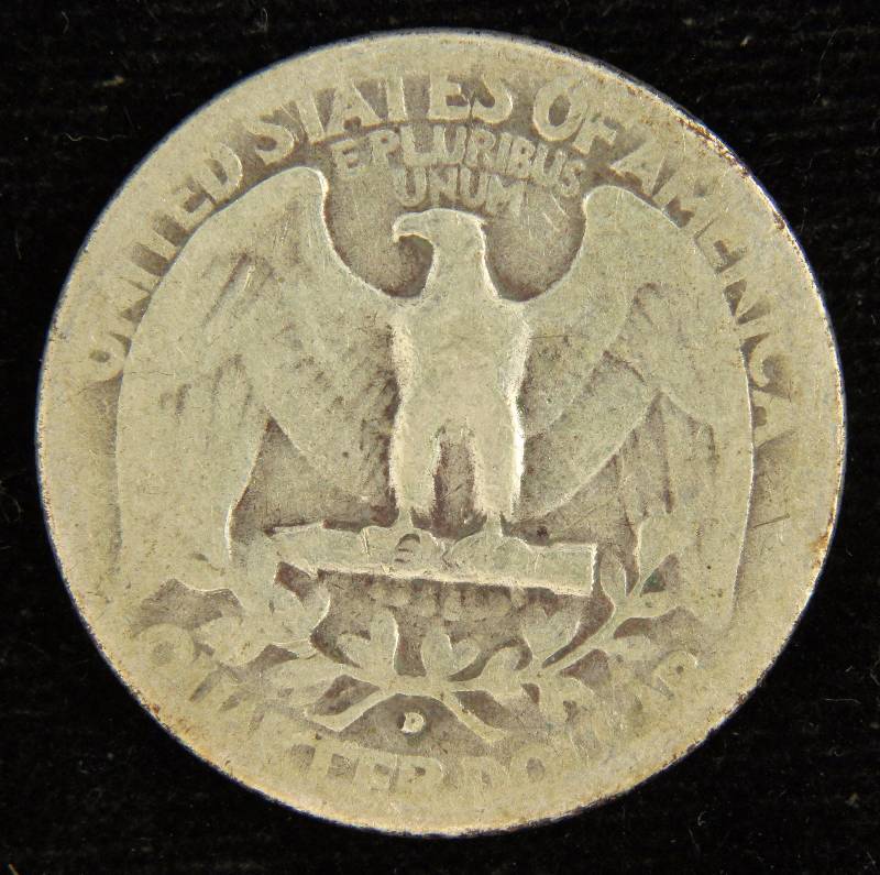1942-S WASHINGTON SILVER QUARTER