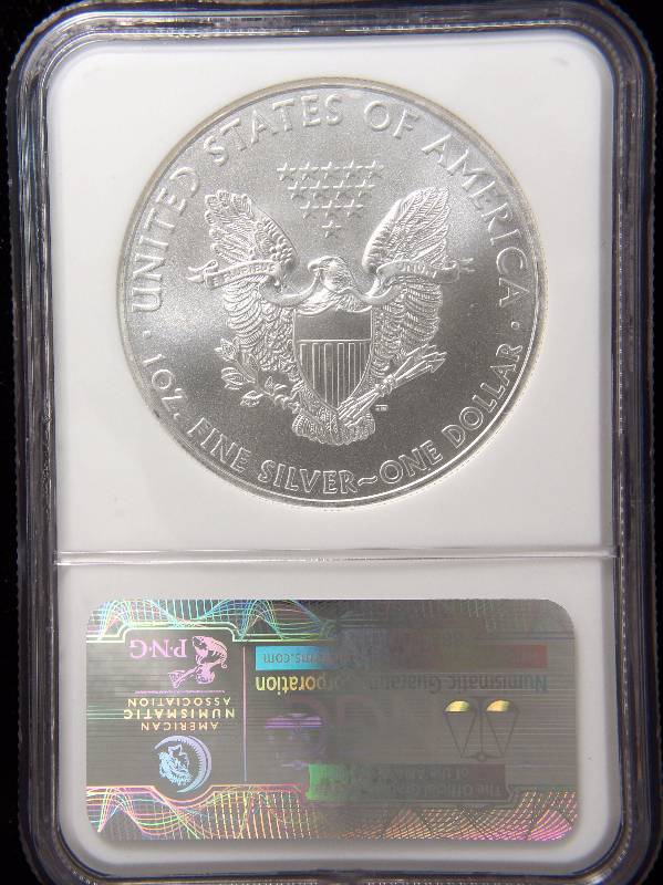 2009 AMERICAN SILVER EAGLE .999 FINE SILVER 1 TROY Oz. NGC MS69