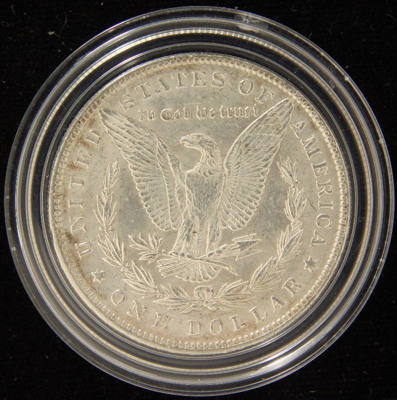 1887 MORGAN SILVER DOLLAR UNC IN AIRTITE HOLDER