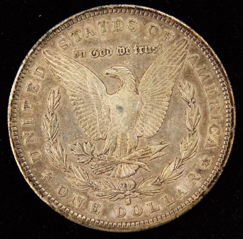 1890-S MORGAN SILVER DOLLAR VF