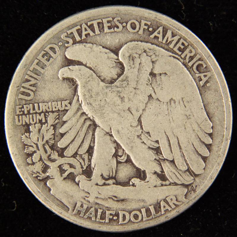 1943 WALKING LIBERTY SILVER HALF DOLLAR FINE