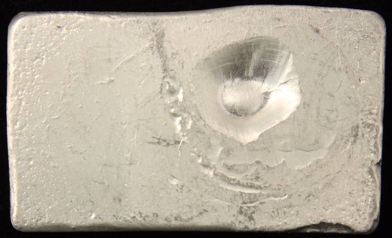 3 TROY OZ. .999 FINE SILVER BAR HAND POURED PROSPECTORS SNAKE