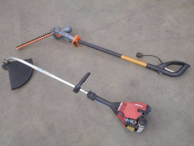 (1) Homelite Trimmer & (1) Electric...