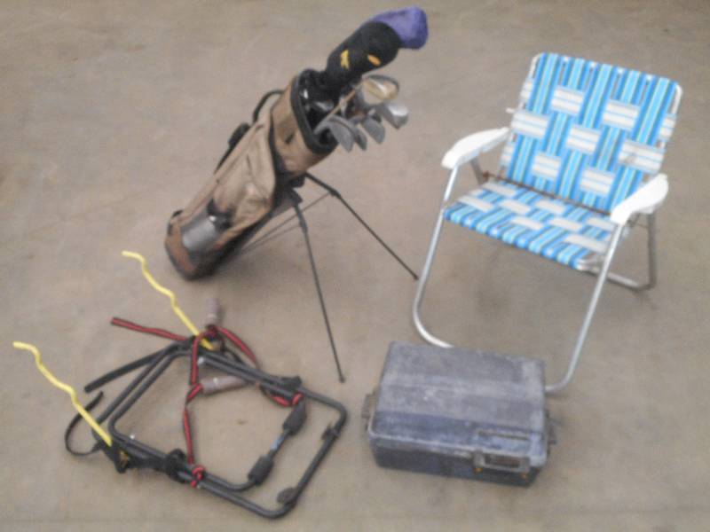 Lot Of Golf Club & Bag Set, Bike R...