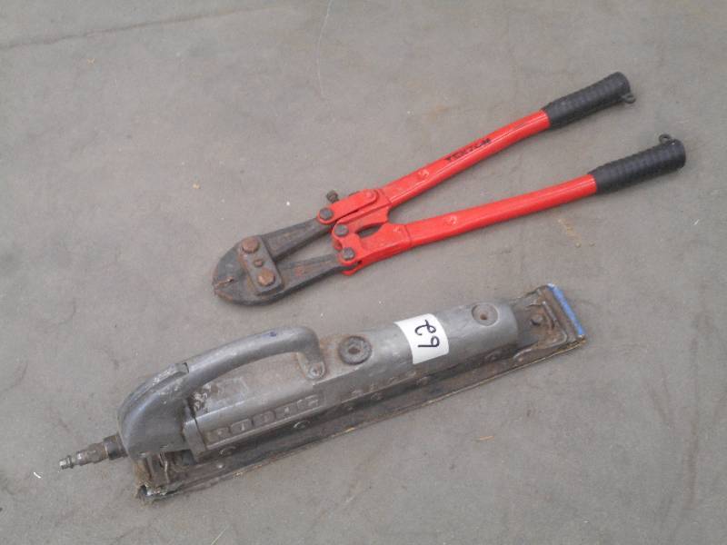 (1) Bolt Citter & (1) Pneumatic San...