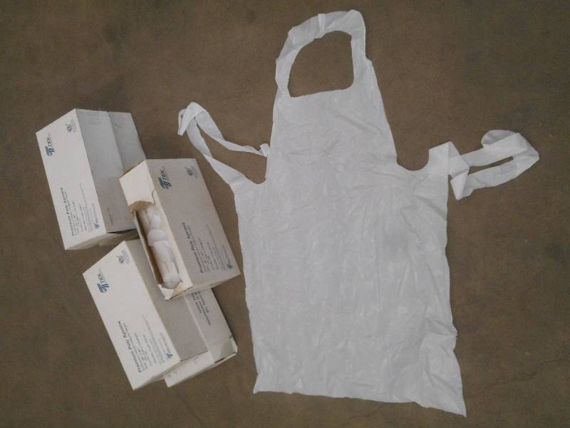 (5) Cases Of Premium Poly Aprons ...