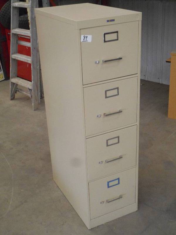 4-Drawer Steel File Cabinet, Good C...