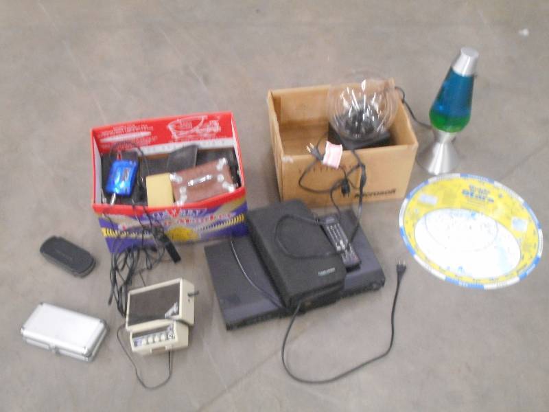 Lot Of Assorted DVD Player, Lamps,...