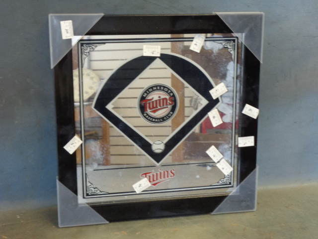 lot 10 image: Twins Baseball Mirror