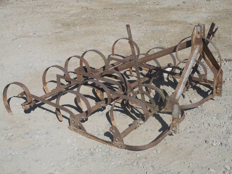 lot 3 image: Three-Row Three Point Cultivator, C...