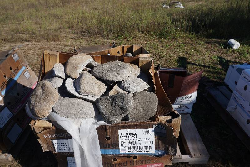 lot 19 image: Lot of Boral Lake Tahoe River Rock Decorative Landscape Stone