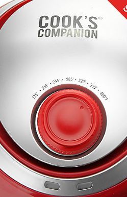 lot 3 image: Cooks Companion 2.2 qt High-Speed 1200W Air Fryer w Baking Cups & Trivet  - BLUE