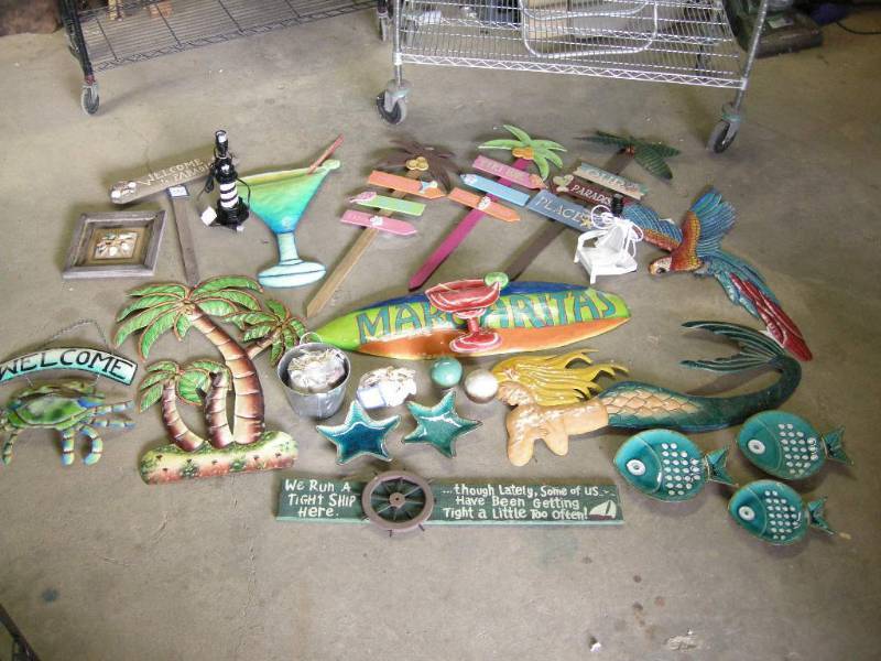 Tropical Whimsical Beach Decor Country Cabin Cowboy Indoor