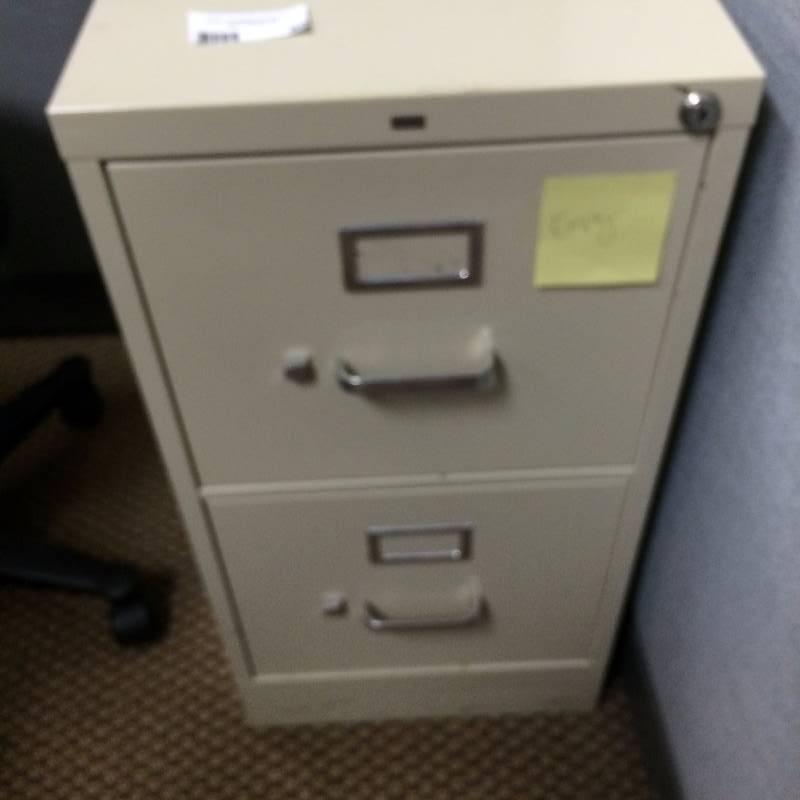 Heavy Duty Quality HON 2 Drawer Filing Cabinet - Nice Condition