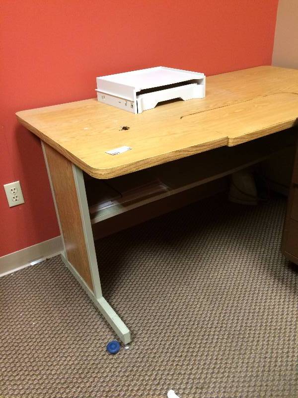 Vintage Wood Worktable - Nice Condition