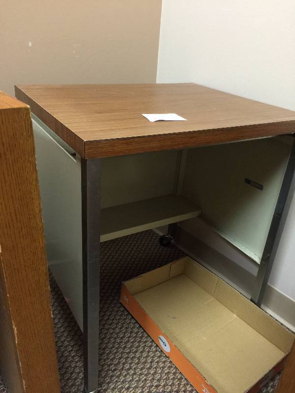 Small Vintage Corner Office Work Table