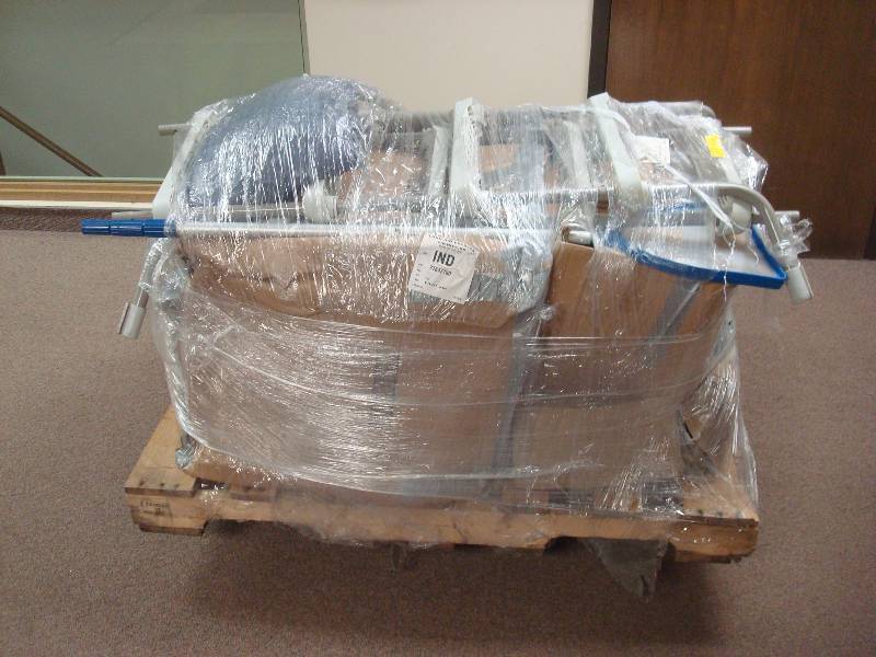 This Is Said To Be A Coleman 18 x 9 x 48 Power Steel Above Ground Swimming Pool, This Is A Store Return, Unchecked, Sold As Is, On A 4 x 4 Pallet, Heavy�
