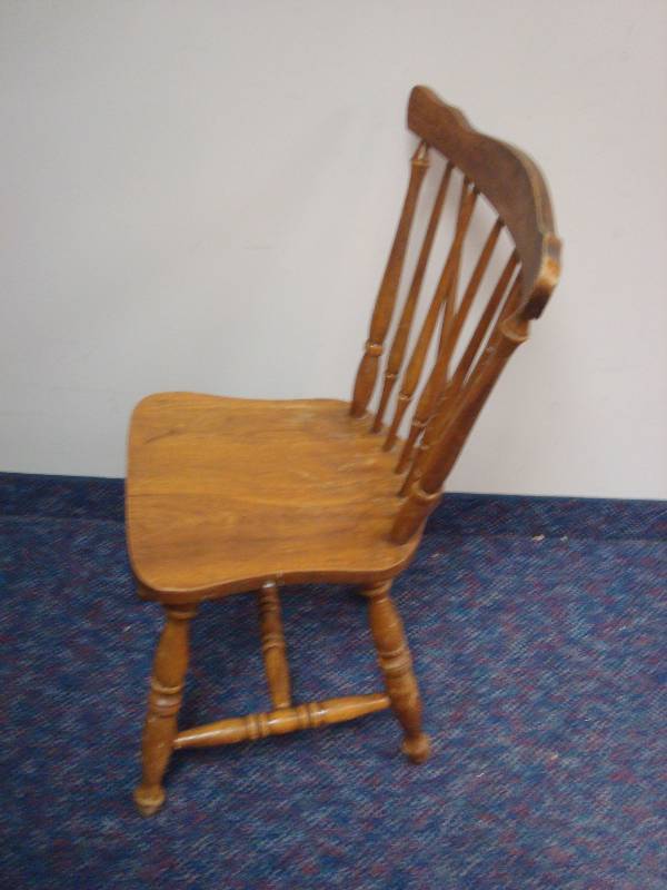 Wood Chair, Used, Some Wear