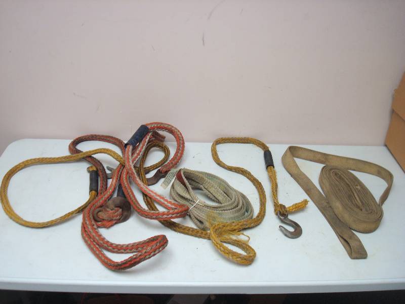 Box With Some Used Tow Ropes