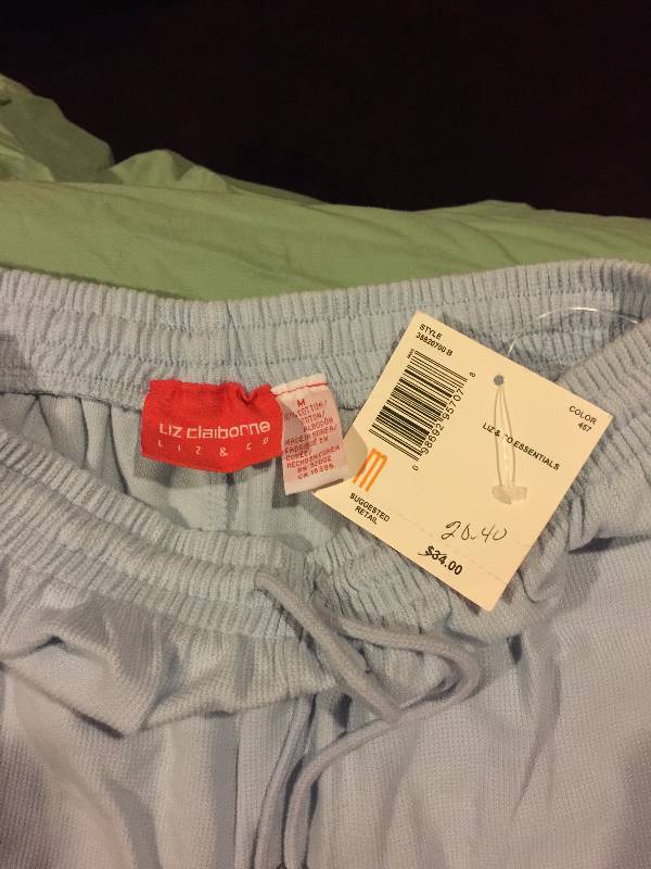 Liz Claiborne Drawstring Shorts New w Tags