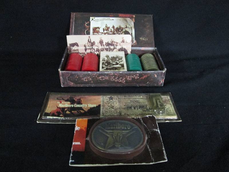 lot 33 image: Marlboro Cigarette Collectibles