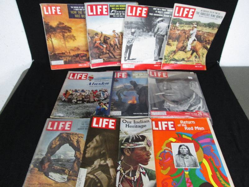 lot 51 image: Life Magazines Related to the West