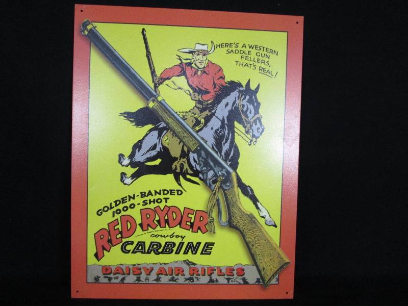 lot 59 image: Collectible Tin Sign Daisy Red Ryder