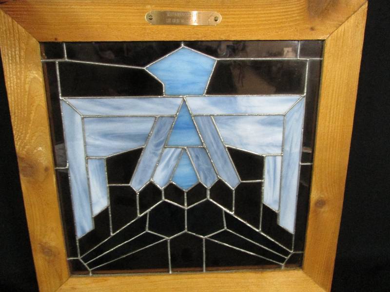 lot 67 image: Stained Glass by Old West AJ Thunderbird