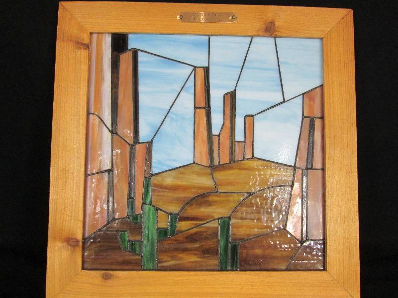 lot 69 image: Stained Glass by Old West AJ Canyonlands
