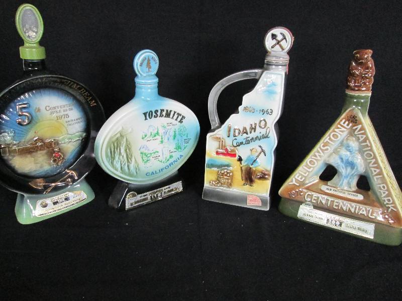 lot 77 image: State Parks Jim Beam Decanters