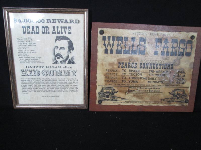 lot 106 image: Kid Curry Wanted Poster