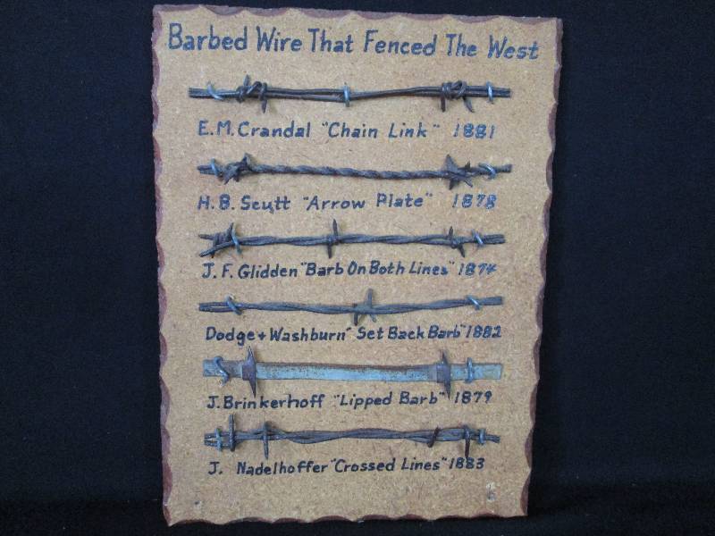 lot 109 image: Barbed Wire Collection