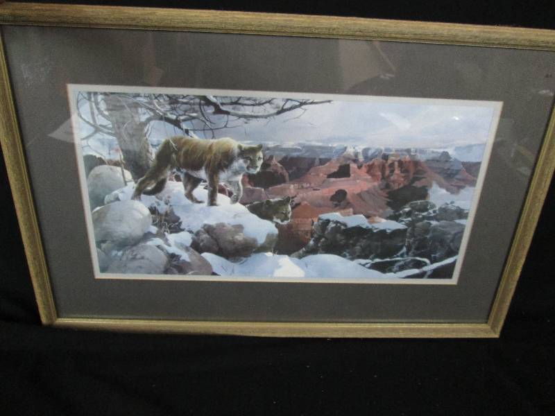 lot 131 image: Mountain Lion Print