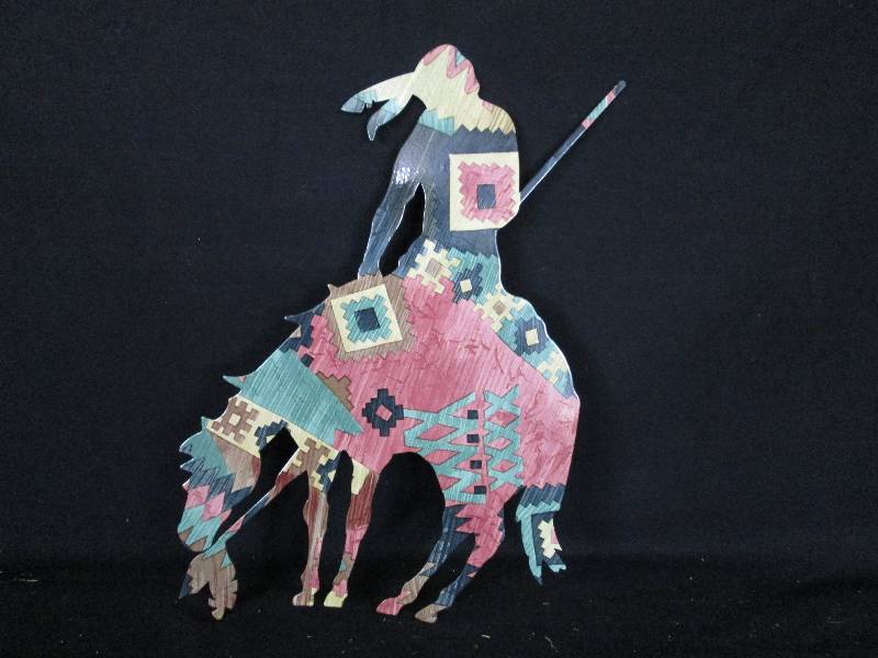 lot 137 image: Trail of Tears Metal Art