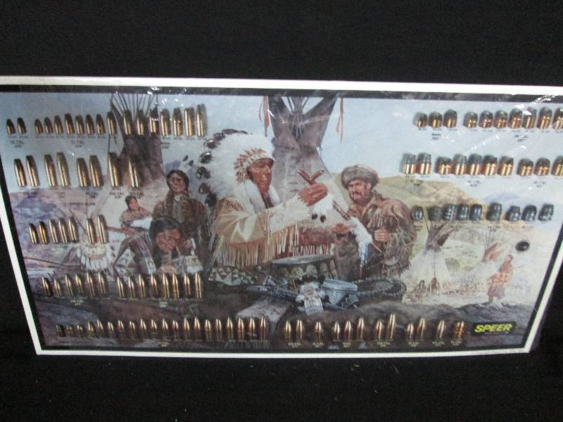 lot 146 image: Collectable Embossed Tin Sign Speer Bullets