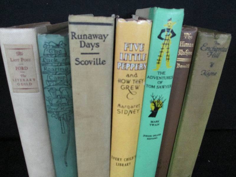 lot 162 image: 7 Vintage Books
