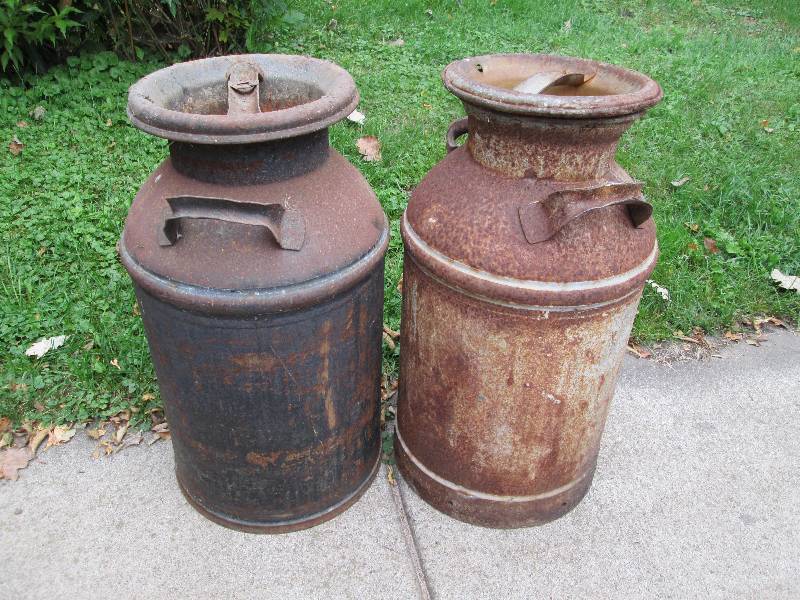 lot 188 image: Milk Cans