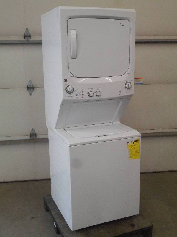 lot 1 image: Kenmore Stacked Washer & Dryer