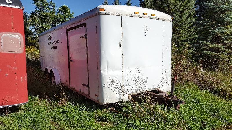 1995 US Cargo Brand, Enclosed Tandem Axle Trailer