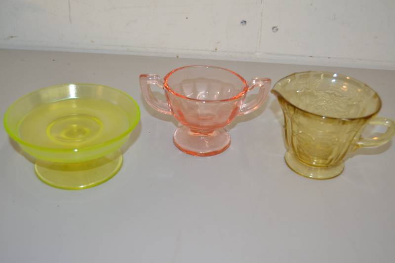 Vintage glassware