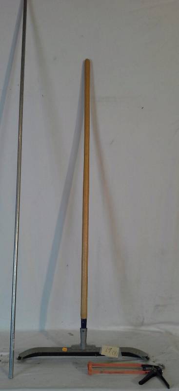 Floor Squeege, Caulking Gun, Conduit